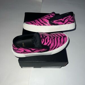 Saint Laurent Black Pink Venice Low Sz 38.5